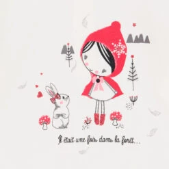 T-shirt Manches Longues Print Chaperon Rouge En Coton Bio Pour Bébé Fille -Orchestra HI01B0 ECR 3 X