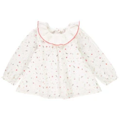 Tunique Manches Longues à Imprimé Esprit Noël Pour Bébé Fille