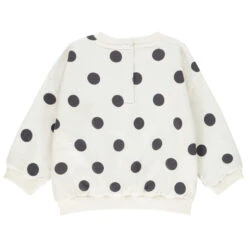 Sweat En Molleton à Pois Et Texte Brodé Pour Bébé Fille -Orchestra HI01BY ECR 2 X
