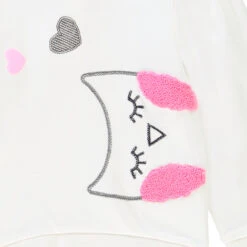 Sweat En Molleton Avec Motif Brodé Pour Bébé Fille -Orchestra HI01CI ECR 3 X