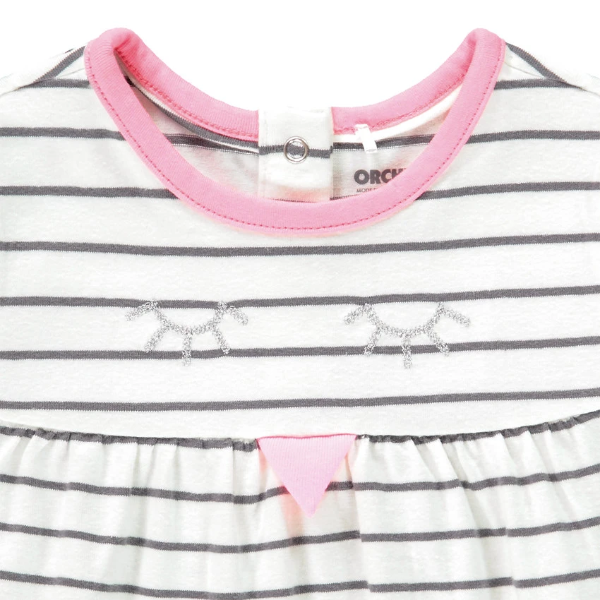 Ensemble 3 Pièces Tunique, Gilet Et Legging Pour Bébé Fille 3 Ensemble 3 Pièces Tunique, Gilet Et Legging Pour Bébé Fille – Image 3