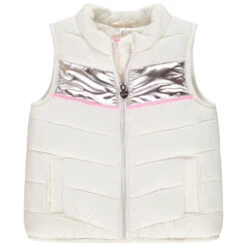 Doudoune Sans Manches Matelassée Pour Bébé Fille