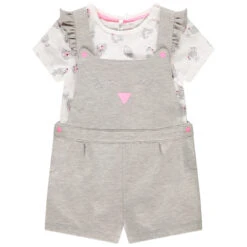 Ensemble 2 Pièces T-shirt Et Salopette Pour Bébé Fille -Orchestra HI01D6 GRC 5 X