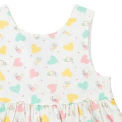 Top Volanté Avec Dos Fantaisie Pour Bébé Fille -Orchestra HI01DL BLA 3 X