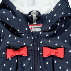 Parka Gomme à Pois All-over Pour Bébé Fille -Orchestra HI01DM BLF 4 X