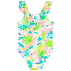 Maillot De Bain 1 Pièce Imprimé Tropical Pour Bébé Fille -Orchestra HI01DO BLA 2 X