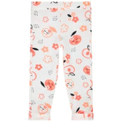Legging Imprimé Fruits Et Fleurs Pour Bébé Fille