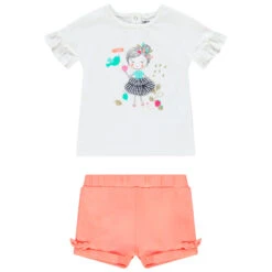 Ensemble De Plage En Coton Pour Bébé Fille