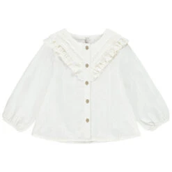 Tunique Manches Longues Brodée Pour Bébé Fille