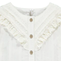 Tunique Manches Longues Brodée Pour Bébé Fille -Orchestra HI01E6 ECR 3 X