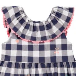 Tunique Manches Courtes à Carreaux Pour Bébé Fille -Orchestra HI01EB BLF 5 X