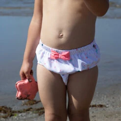 Culotte De Bain Anti-UV Imprimé Sirènes Pour Bébé Fille -Orchestra HI01FN BLA 11 X