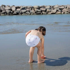 Culotte De Bain Anti-UV Imprimé Sirènes Pour Bébé Fille -Orchestra HI01FN BLA 12 X