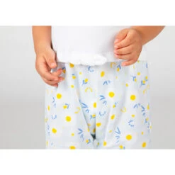 Combinaison Courte Imprimé Fleuri Pour Bébé Fille -Orchestra HI01GH BLC 3 X