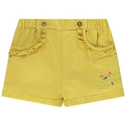 Short Avec Print Petit Oiseau Pour Bébé Fille
