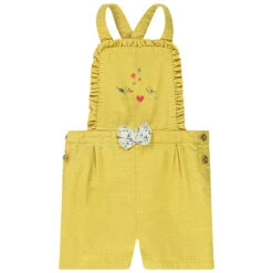 Salopette Courte Avec Noeud Fantaisie Pour Bébé Fille