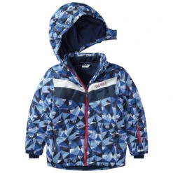 Blouson De Ski à Imprimé Graphique Pour Enfant Garçon