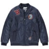 Junior - Blouson Style Bomber à Badges Patchés Et Poches
