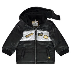 Doudoune Matelassée Doublée Micropolaire à Capuche Amovible