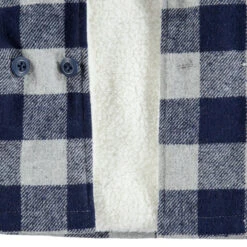 Veste En Polaire Doublée Sherpa à Carreaux -Orchestra HLALOY BLF 3 X