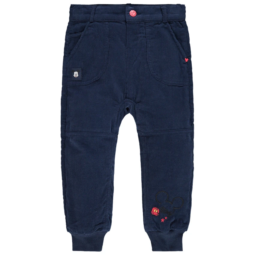 Pantalon Battle En Velours Avec Détails Mickey Disney 1 Pantalon Battle En Velours Avec Détails Mickey Disney