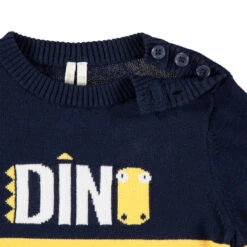 Pull En Tricot à Rayures Et Message En Jacquard -Orchestra HLALSW BLF 3 X