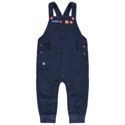 Salopette Longue En Velours Doublée Jersey Motif Mickey Disney