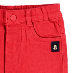 Pantalon Rouge à Empiècements Mickey Disney -Orchestra HLALT5 RGM 3 X