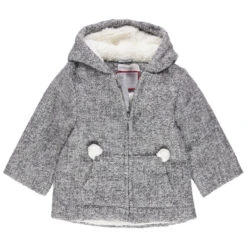 Veste En Maille Fantaisie Doublée Sherpa