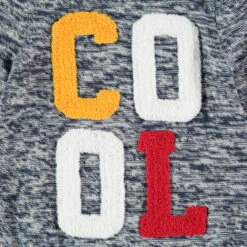 Pull En Tricot Chiné Avec Inscription En Bouclette -Orchestra HLALTL BLF 4 X