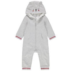 Combinaison Longue à Capuche Et Broderies Koala