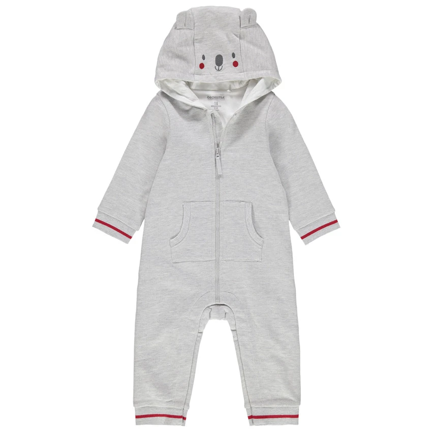 Combinaison Longue à Capuche Et Broderies Koala 1 Combinaison Longue à Capuche Et Broderies Koala
