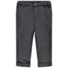 Pantalon En Maille Chevrons Gris