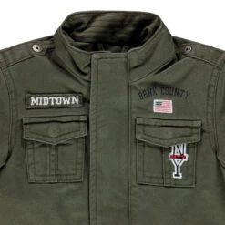 Veste En Toile à Poches Et Galon Brodé -Orchestra HLALW5 VEF 4 X