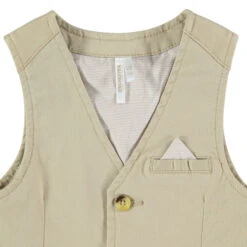 Gilet Serveur à Doublure Rayée Et Poches -Orchestra HLALWG BGM 3 X