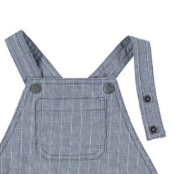 Salopette Courte à Fines Rayures All-over -Orchestra HLALXV BLC 3 X