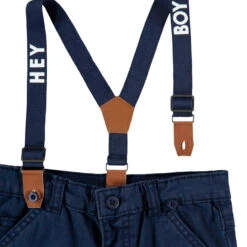 Pantalon Droit Uni à Bretelles -Orchestra HLAM0H BLF 3 X