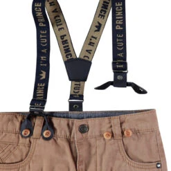 Pantalon En Toile à Bretelles Ajustables Amovibles -Orchestra HLAM2S MAR 3 X
