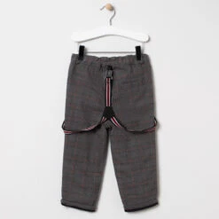 Ensemble Cérémonie Chemise à Cravate + Pantalon En Prince De Galles Pour Bébé Garçon -Orchestra HLAM40 ECR 6 X