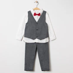 Ensemble Avec Chemise étoilée, Gilet Serveur Et Pantalon