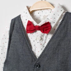 Ensemble Avec Chemise étoilée, Gilet Serveur Et Pantalon 8 Ensemble Avec Chemise étoilée, Gilet Serveur Et Pantalon -Orchestra HLAM41 ECR 3 X