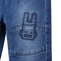 Jean Effet Used Avec Broderies Contrastées -Orchestra HLAM4B BLF 3 X