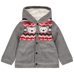 Veste En Tricot Doublée Sherpa à Motifs Jacquard -Orchestra HLAM4T GRM 5 X