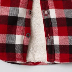 Chemise à Carreaux En Flanelle Doublée Sherpa à Poches -Orchestra HLAM5V RGM 4 X