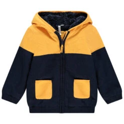 Veste à Capuche En Tricot Doublée Sherpa Pour Bébé Garçon -Orchestra HLAM6W BLF 5 X