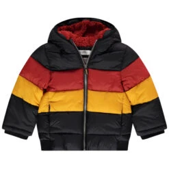 Doudoune Matelassée Contrastée à Doublure En Sherpa