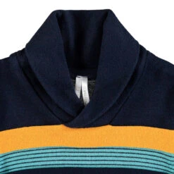 Pull En Tricot Col Châle à Rayures -Orchestra HLAM7I BLF 3 X