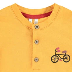 Ensemble T-shirt Manches Longues Et Salopette Grise Pour Bébé Garçon -Orchestra HLAM7O JAM 3 X