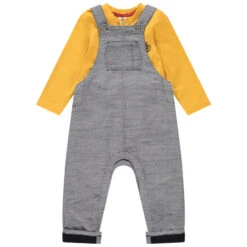 Ensemble T-shirt Manches Longues Et Salopette Grise Pour Bébé Garçon -Orchestra HLAM7O JAM 6 X