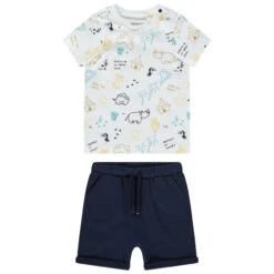 Ensemble En Coton Bio à Imprimé Esprit Savane